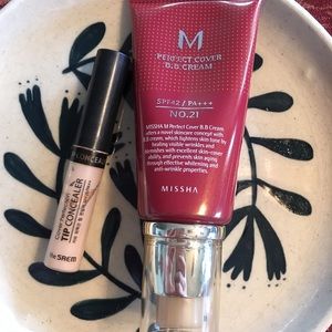 KBeauty BBCream Concealer Duo (Missha and thesaem)